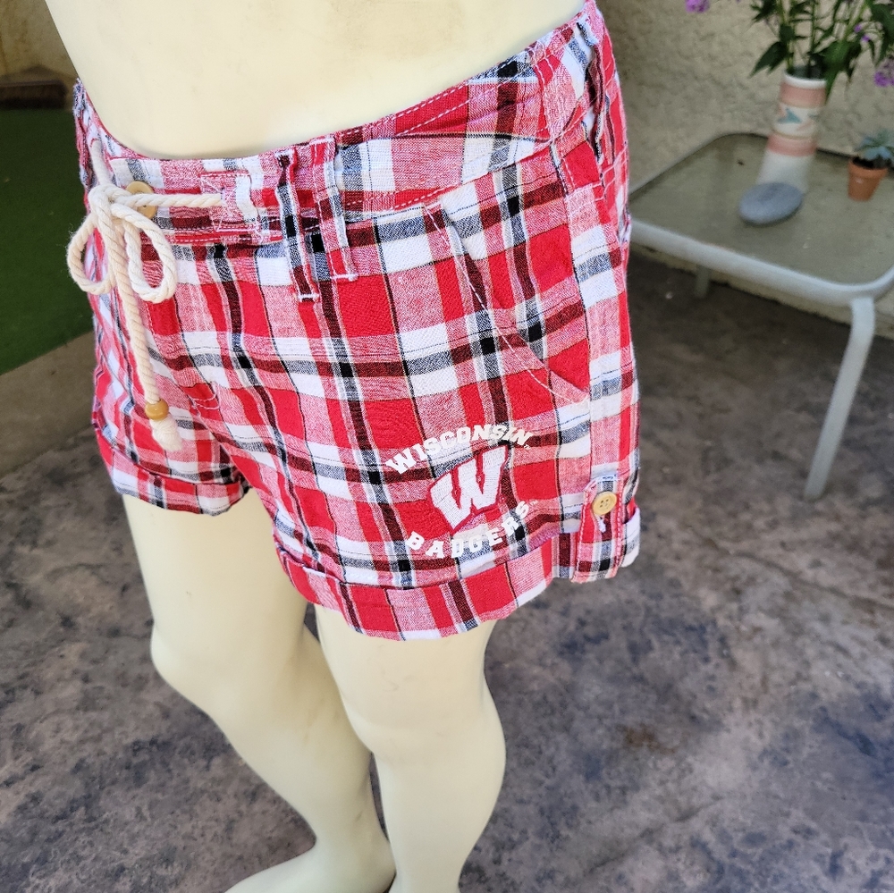 College Classics Wisconsin Badger shorts.